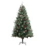 Árbol de Navidad y piñas verde PVC y PE 195 cm en Decoración Festiva y Estacional | Comprar online en Foru.es