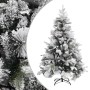 Árbol de Navidad con nieve flocada y piñas PVC y PE 150 cm en Decoración Festiva y Estacional | Comprar online en Foru.es