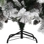 Árbol de Navidad con nieve flocada y piñas PVC y PE 150 cm en Decoración Festiva y Estacional | Comprar online en Foru.es