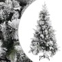 Árbol de Navidad con nieve flocada y piñas PVC y PE 225 cm en Decoración Festiva y Estacional | Comprar online en Foru.es
