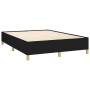 Cama box spring con colchón tela negro 140x200 cm de vidaXL, Camas y somieres - Ref: Foro24-3128607, Precio: 534,71 €, Descue...