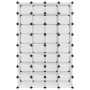 Zapatero PP transparente 93x36,5x140 cm en Zapateros y organizadores de calzado | Comprar online en Foru.es