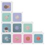 Armario de almacenamiento infantil Cube con 10 cubos, PP blanco en Zapateros y organizadores de calzado | Comprar online en Foru