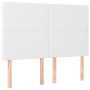 Cama box spring con colchón cuero sintético blanco 140x200cm de vidaXL, Camas y somieres - Ref: Foro24-3128914, Precio: 527,4...