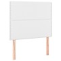 Cama box spring con colchón cuero sintético blanco 100x200 cm de vidaXL, Camas y somieres - Ref: Foro24-3128956, Precio: 359,...