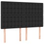 Cama box spring con colchón cuero sintético negro 140x200cm de vidaXL, Camas y somieres - Ref: Foro24-3129033, Precio: 535,26...
