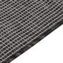 Alfombra de exterior de tejido plano gris 80x250 cm en Alfombras | Comprar online en Foru.es