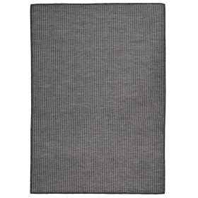 Alfombra de exterior de tejido plano gris 140x200 cm en Alfombras | Comprar online en Foru.es