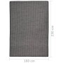 Alfombra de exterior de tejido plano gris 160x230 cm en Alfombras | Comprar online en Foru.es