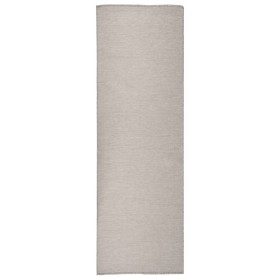Alfombra de exterior de tejido plano gris claro 80x250 cm en Alfombras | Comprar online en Foru.es