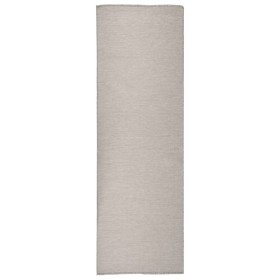 Alfombra de exterior de tejido plano gris claro 80x250 cm en Alfombras | Comprar online en Foru.es