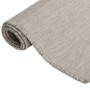 Alfombra de exterior de tejido plano gris claro 80x250 cm en Alfombras | Comprar online en Foru.es