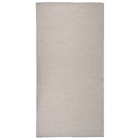 Alfombra de exterior de tejido plano gris claro 100x200 cm en Alfombras | Comprar online en Foru.es