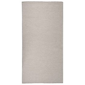 Alfombra de exterior de tejido plano gris claro 100x200 cm en Alfombras | Comprar online en Foru.es