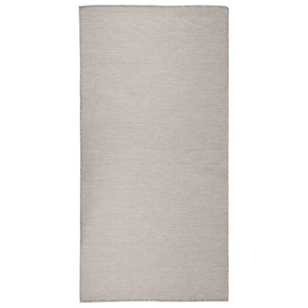 Alfombra de exterior de tejido plano gris claro 100x200 cm en Alfombras | Comprar online en Foru.es