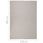 Alfombra de exterior de tejido plano gris claro 140x200 cm en Alfombras | Comprar online en Foru.es