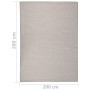 Alfombra de exterior de tejido plano gris claro 200x280 cm en Alfombras | Comprar online en Foru.es