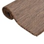 Alfombra de exterior de tejido plano marrón 160x230 cm en Alfombras | Comprar online en Foru.es