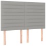 Cama box spring con colchón tela gris claro 140x200 cm de vidaXL, Camas y somieres - Ref: Foro24-3128605, Precio: 525,66 €, D...
