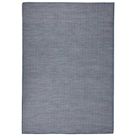Alfombra de exterior de tejido plano azul 160x230 cm en Alfombras | Comprar online en Foru.es