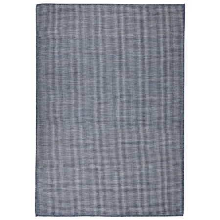 Alfombra de exterior de tejido plano azul 160x230 cm en Alfombras | Comprar online en Foru.es