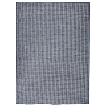 Alfombra de exterior de tejido plano azul 200x280 cm en Alfombras | Comprar online en Foru.es