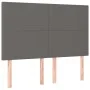 Cama box spring con colchón cuero sintético gris 140x200 cm de vidaXL, Camas y somieres - Ref: Foro24-3128917, Precio: 517,41...