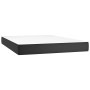 Cama box spring con colchón cuero sintético negro 140x190 cm de vidaXL, Camas y somieres - Ref: Foro24-3128907, Precio: 525,3...