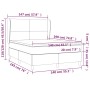 Cama box spring con colchón cuero sintético negro 140x190 cm de vidaXL, Camas y somieres - Ref: Foro24-3128907, Precio: 525,3...