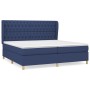 Cama box spring con colchón tela azul 200x200 cm de vidaXL, Camas y somieres - Ref: Foro24-3128795, Precio: 755,21 €, Descuen...