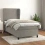 Box spring bed with light gray velvet mattress 80x200 cm by vidaXL, Beds and slatted bases - Ref: Foro24-3129057, Price: 330,...