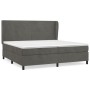 Cama box spring con colchón terciopelo gris oscuro 200x200 cm de vidaXL, Camas y somieres - Ref: Foro24-3129112, Precio: 606,...