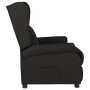 Sillón reclinable de tela negro en Sillones | Comprar online en Foru.es