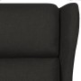 Sillón reclinable de tela negro en Sillones | Comprar online en Foru.es