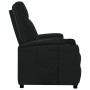 Sillón reclinable de cuero sintético negro en Sillones | Comprar online en Foru.es