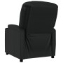 Sillón reclinable de cuero sintético negro en Sillones | Comprar online en Foru.es
