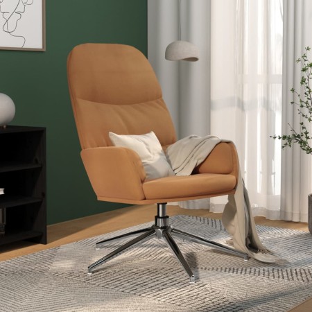 Sillón de relax de piel de ante sintético gris taupé en Sillones | Comprar online en Foru.es