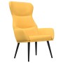 Sillón de relax de tela amarillo mostaza en Sillones | Comprar online en Foru.es