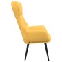 Sillón de relax de tela amarillo mostaza en Sillones | Comprar online en Foru.es
