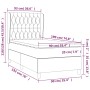 Cama box spring con colchón terciopelo gris claro 90x190 cm de vidaXL, Camas y somieres - Ref: Foro24-3129363, Precio: 340,59...
