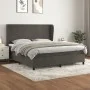 Boxspringbett mit dunkelgrauer Samtmatratze 180x200 cm von vidaXL, Betten und Lattenroste - Ref: Foro24-3129106, Preis: 580,6...