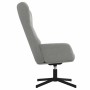 Silla de relajación de terciopelo gris claro en Sillones | Comprar online en Foru.es