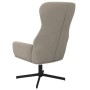 Silla de relajación de terciopelo gris claro en Sillones | Comprar online en Foru.es