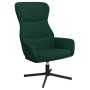 Silla de relajación de terciopelo verde oscuro en Sillones | Comprar online en Foru.es