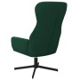 Silla de relajación de terciopelo verde oscuro en Sillones | Comprar online en Foru.es