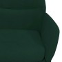 Silla de relajación de terciopelo verde oscuro en Sillones | Comprar online en Foru.es