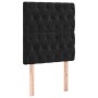 Cama box spring con colchón terciopelo negro 80x200 cm de vidaXL, Camas y somieres - Ref: Foro24-3129359, Precio: 384,19 €, D...