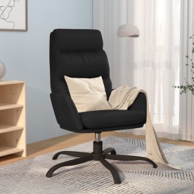 Sillón de relax de cuero sintético negro en Sillones | Comprar online en Foru.es