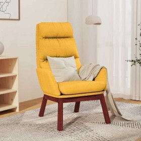 Sillón de relax de tela amarillo mostaza en Sillones | Comprar online en Foru.es