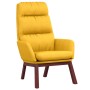 Sillón de relax de tela amarillo mostaza en Sillones | Comprar online en Foru.es